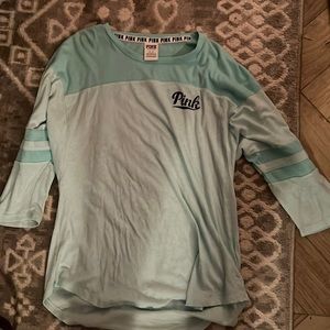 VS PINK 3/4 length sleeve crew